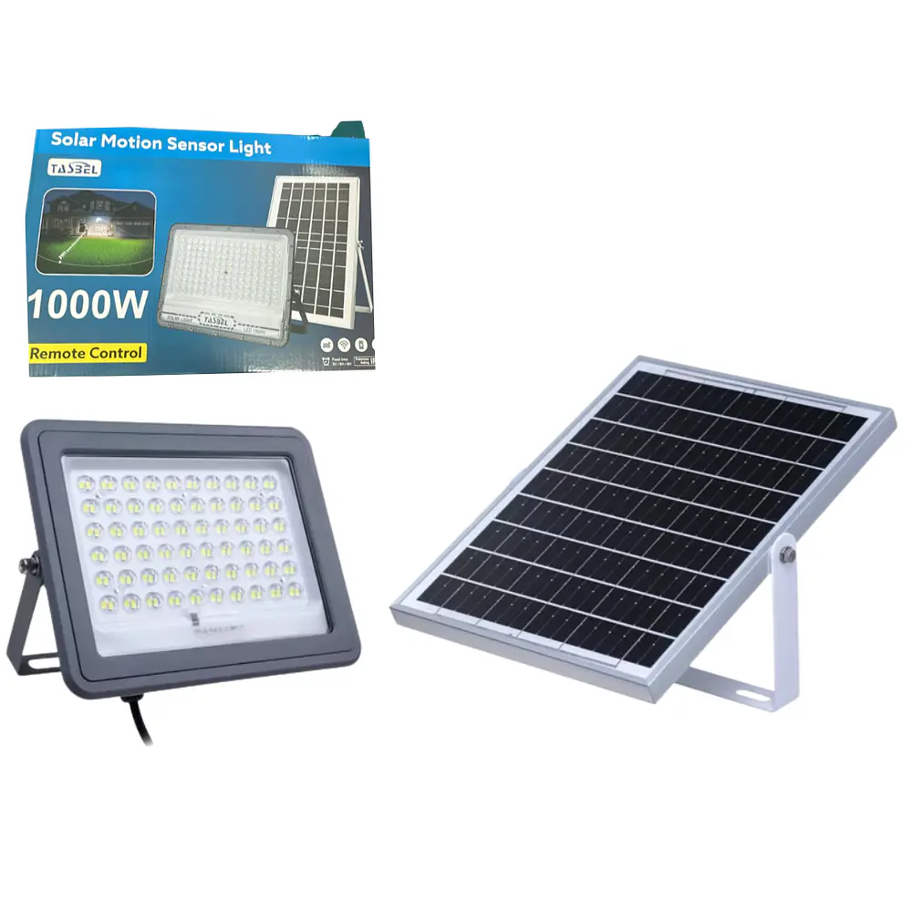 Foco Solar Con Panel 1000w Tasbel