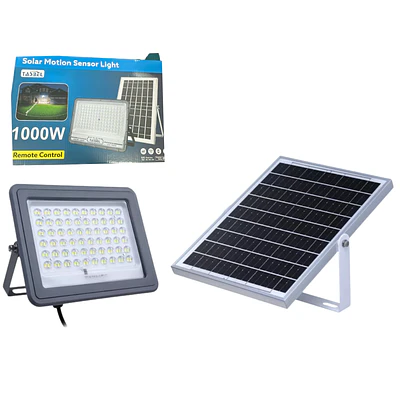 Foco Solar Con Panel 1000w Tasbel