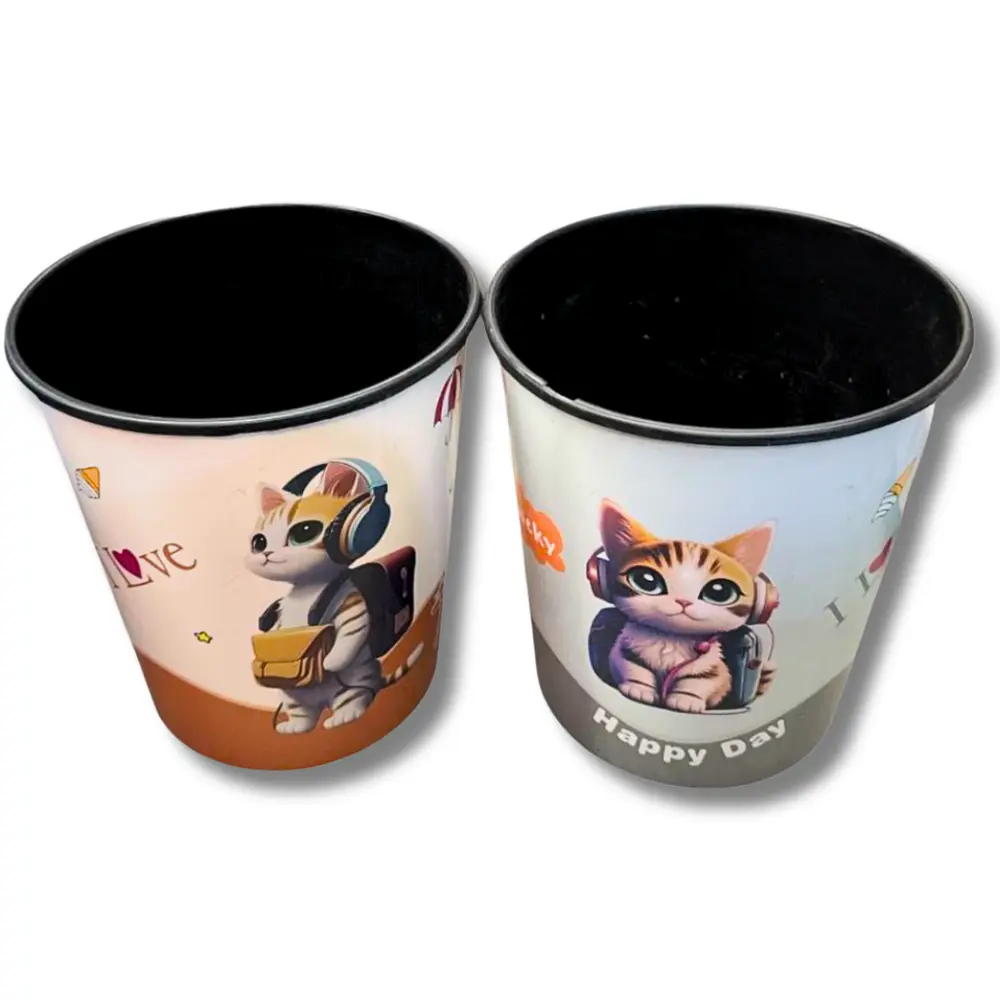 Basurero Papelero Gatito 