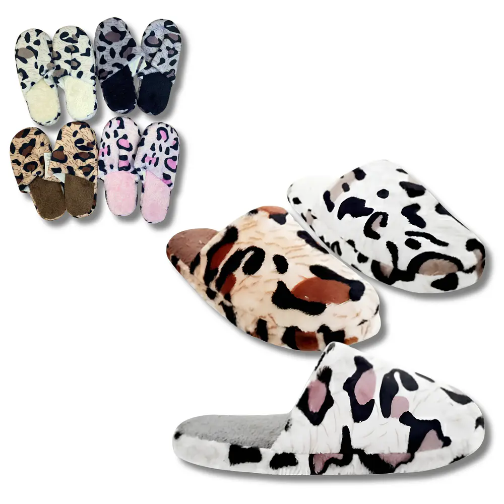 Pantuflas Animal Print Colores 