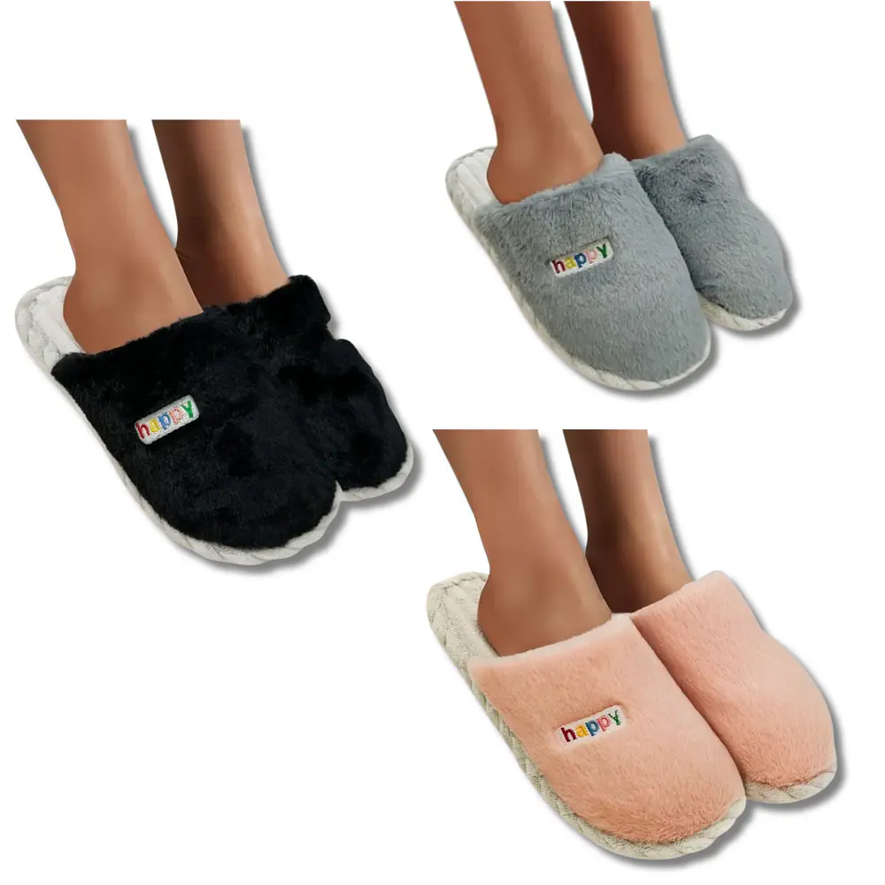 Pantuflas Happy Colores Pasteles