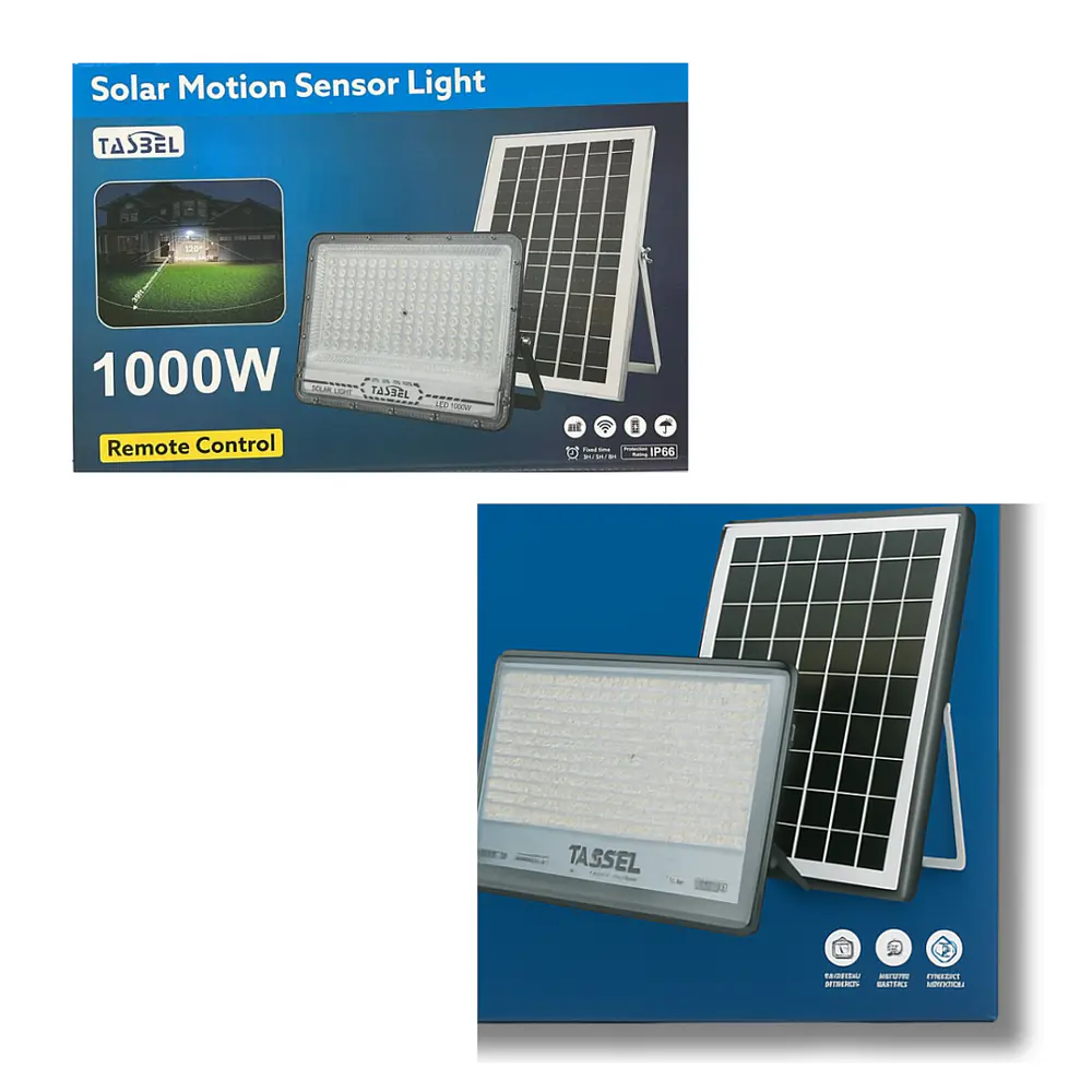 Foco Solar 1000W Tipo Reflector