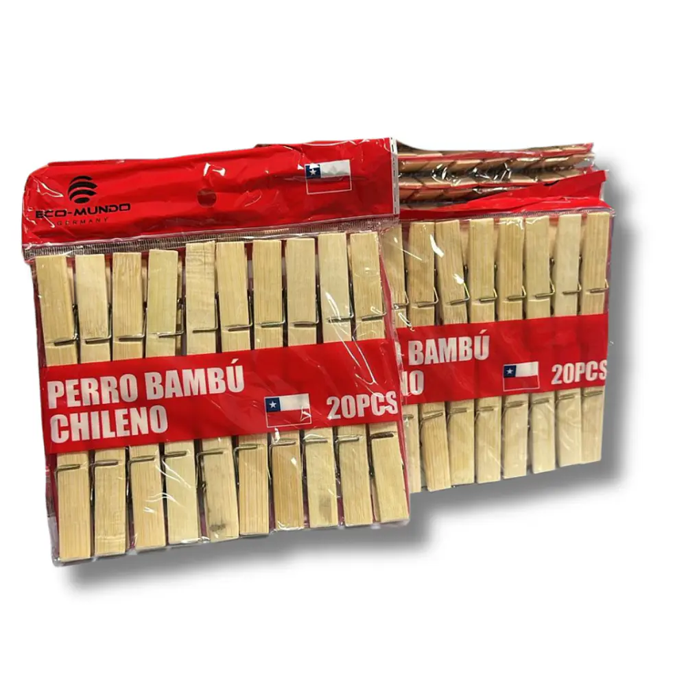 Perros de ropa de Madera 20 Unidades