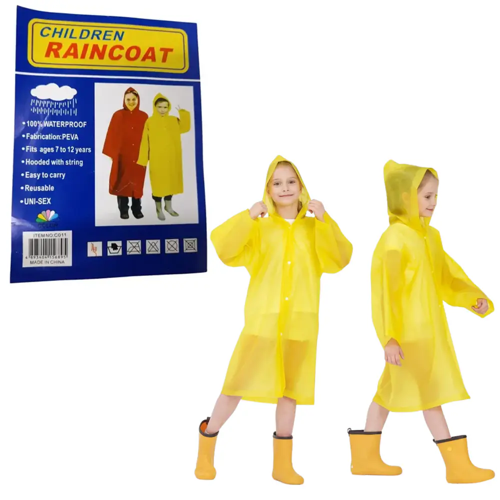 Capa Para el Agua Infantil Para Lluvia 