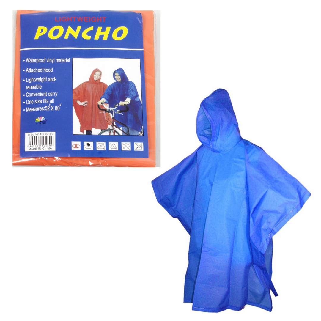 Poncho Capa Impermeable Grueso Con Capucha Para Lluvia