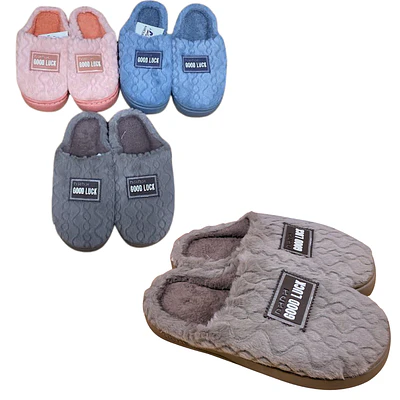 Pantuflas Con Chiporro GOOD LUCK Colores 