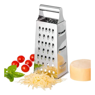 Rallador Cuatro Caras Acero Inoxidable Tamaño M 