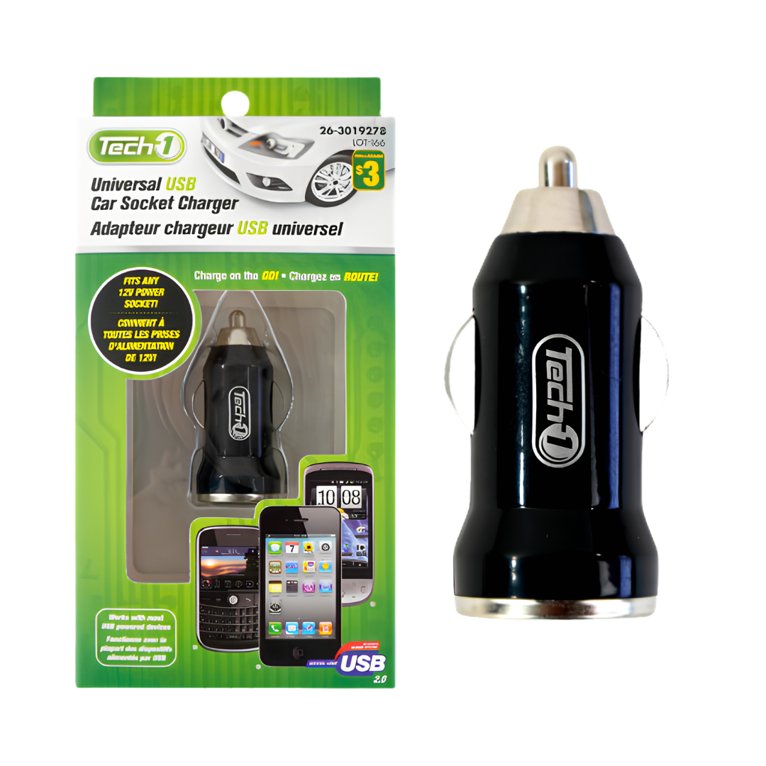 Adaptador Cargador Usb para Auto doble Entradas TC-05