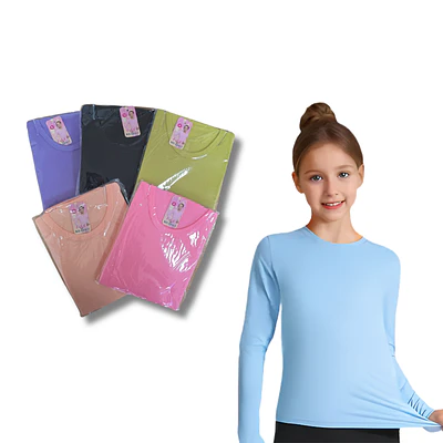 Camiseta de Bambú Niña Unidad Colores 
