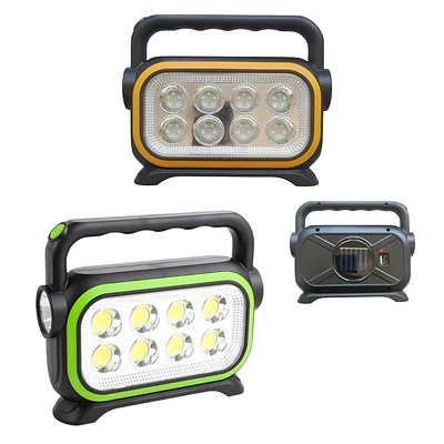 Linterna Lámpara Solar y Recargable USB Camping