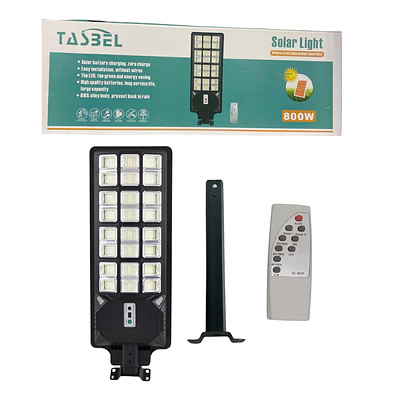 Foco Solar Con Poste 800 W