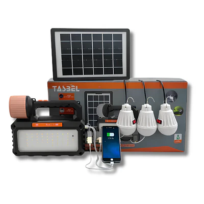 Kit Solar Emergencia Linterna + Radio 