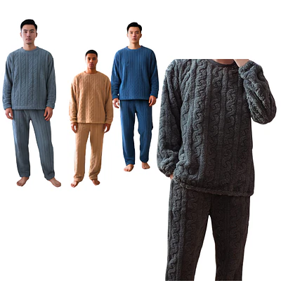 Pijama Polar Hombre XL/ 2XL/3XL Colores