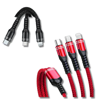 Cable USB 3 Entradas en 1