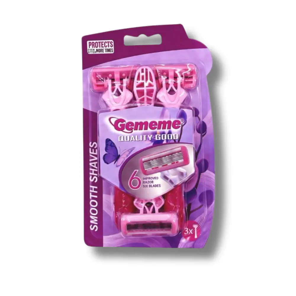Rasuradora Presto barba Mujer 3 Unidades 6 Hojas