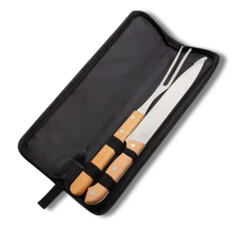 Set Asado 2 Piezas Con Estuche