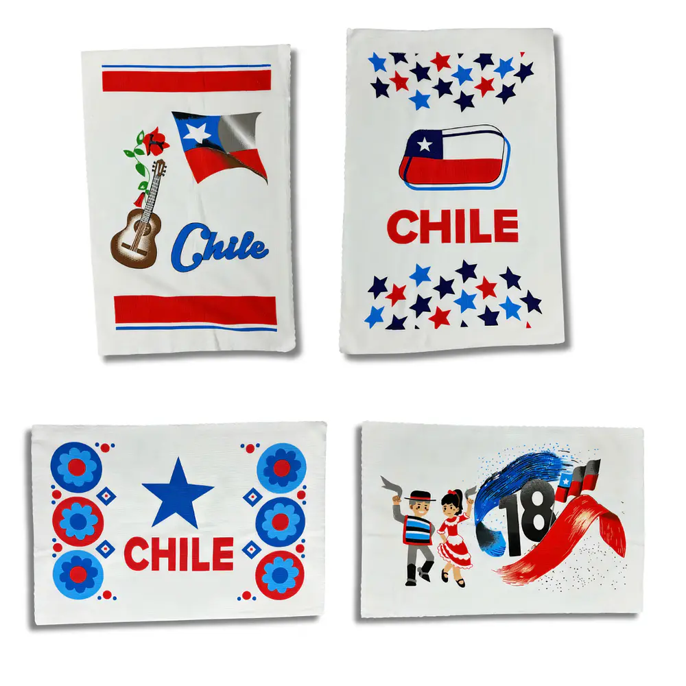 Paño de Cocina Unidad Diseños Fiestas Patrias