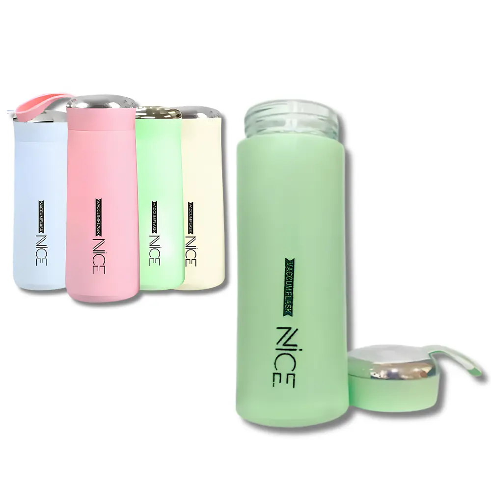 Termo Nice de Vidrio Colores Pasteles 