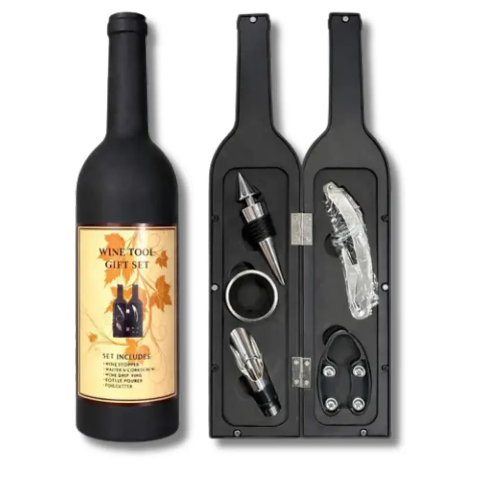 Botella Set Saca Corcho