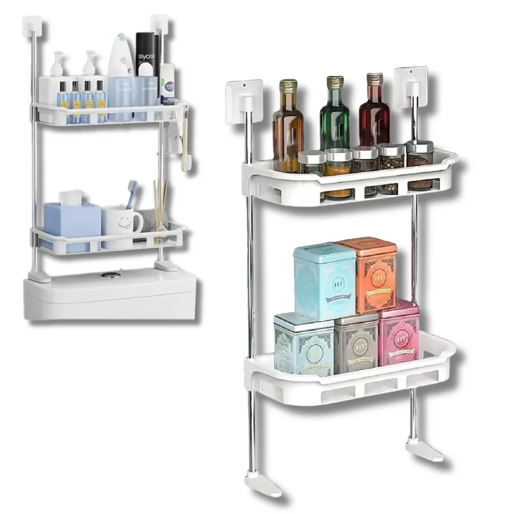 Rack Organizador Baño 2 Niveles 
