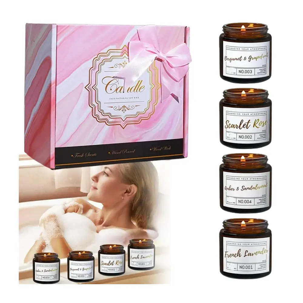 Pack 4 Velas Aromáticas 