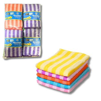 Set Pañitos Microfibra de Limpieza 