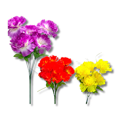  Ramillete Flores Artificiales Modelo 7 Colores