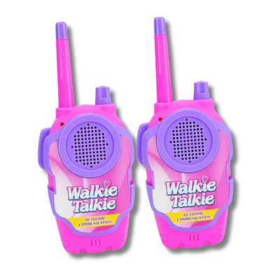 Par de Walkie Talkies de Juguete Rosado