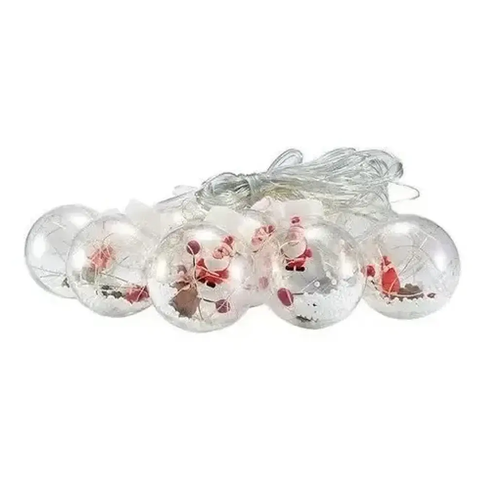 Guirnalda LED de esferas colgantes