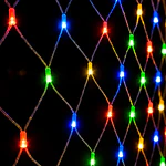 Malla solar LED multicolor 200 luces