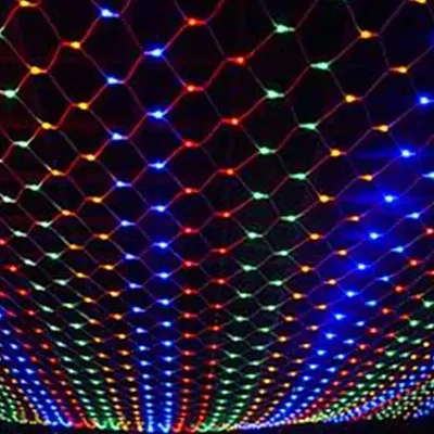 Malla solar LED multicolor 200 luces