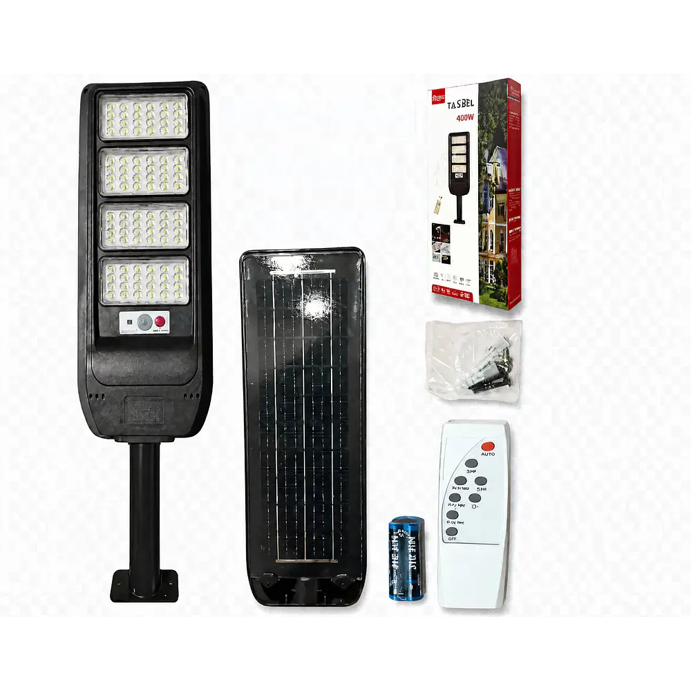 Foco Solar Tipo Poste 400w