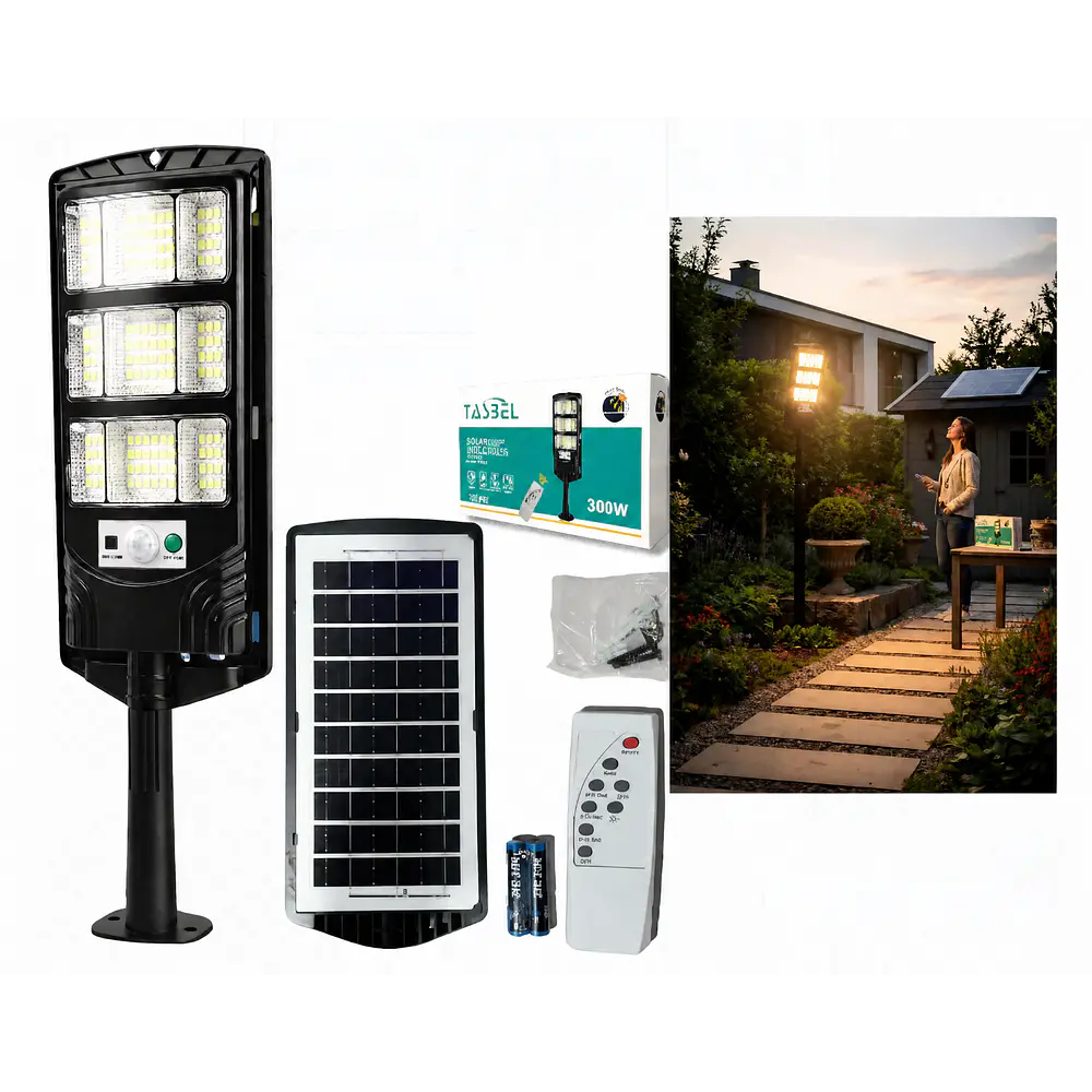 Foco solar 300W 