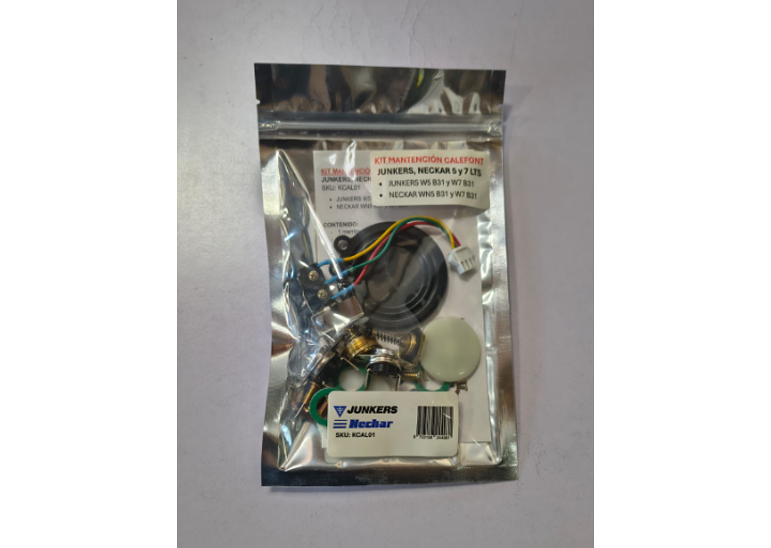 Kit Mantención Calefont Junkers Neckar 5 y 7 Litros 