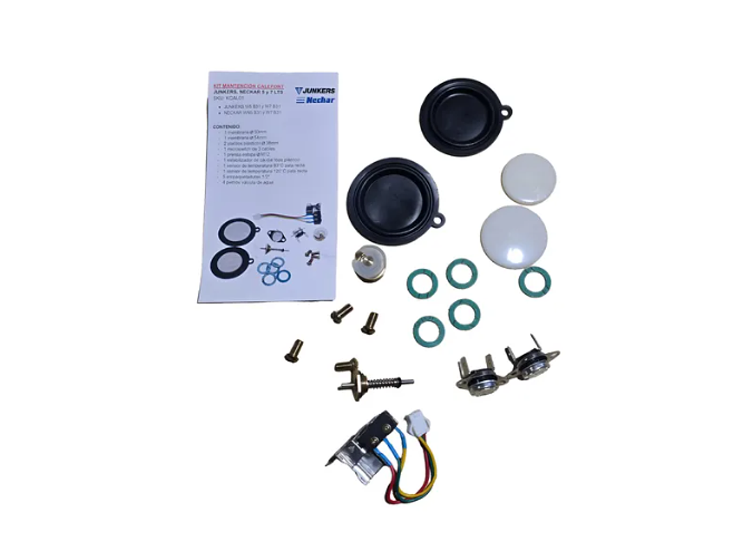 Kit Mantención Calefont Junkers Neckar 5 y 7 Litros 