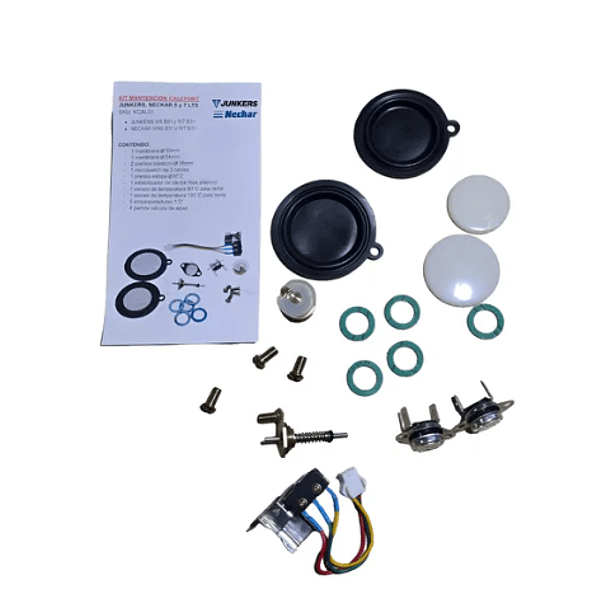 Kit Mantención Calefont Junkers Neckar 5 y 7 Litros  1