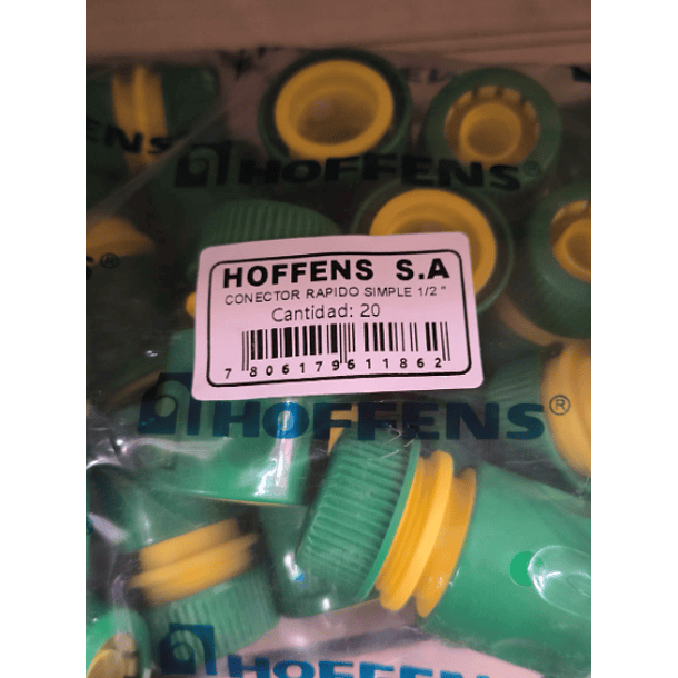 Conector Rápido Simple 1/2
