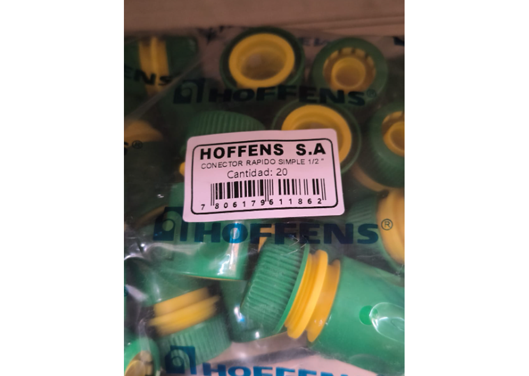 Conector Rápido Simple 1/2" (Mayor de 6)