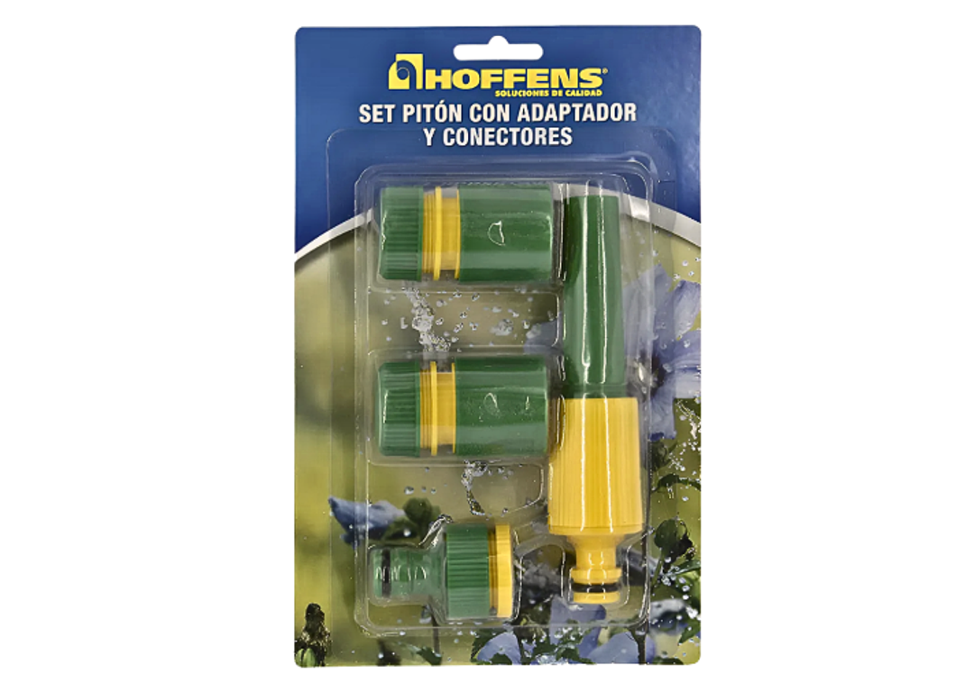 Pitón Recto Ajustable con Accesorios Blister