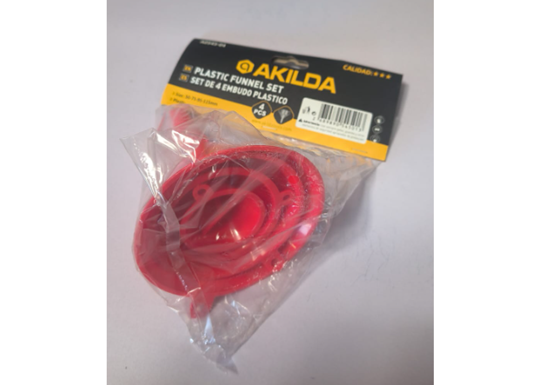 Set 4 Piezas de Embudos (Mayor de 3)