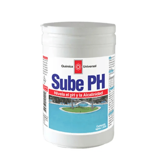 Sube Ph para Piscinas 1 Kg, Química Universal