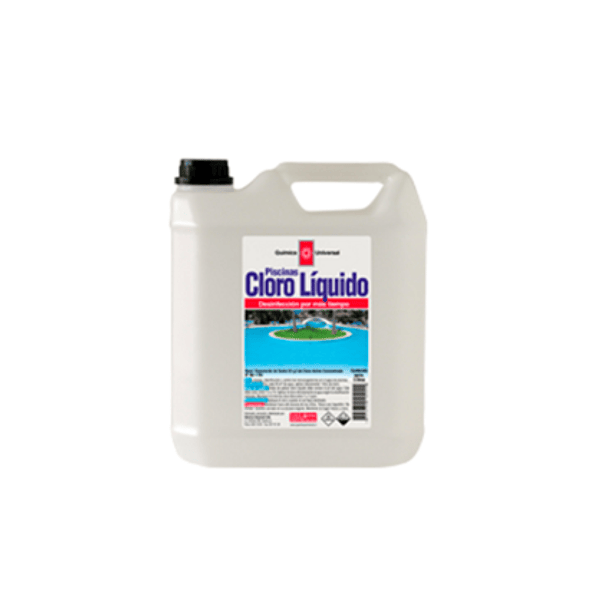 Cloro Liquido 10 litros, Química Universal 