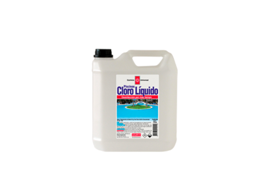 Cloro Liquido 10 litros, Química Universal (Mayor de 2)