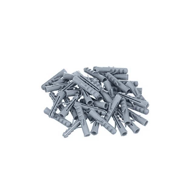 Tarugo Plástico Gris 12mm, 500 unidades 