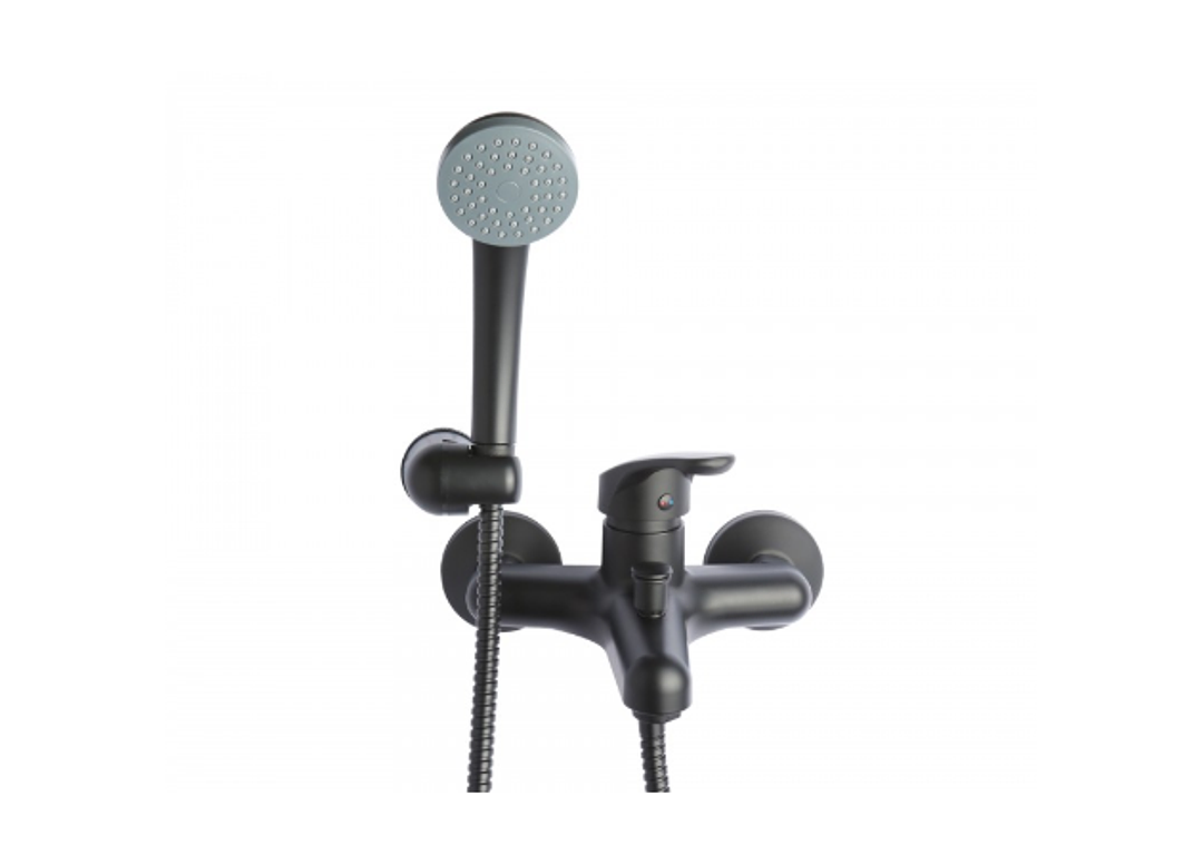 Monomando Tina Ducha Allegra Black (Mayor de 6)