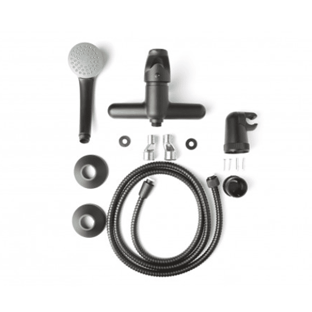 Monomando Ducha Allegra Black  3