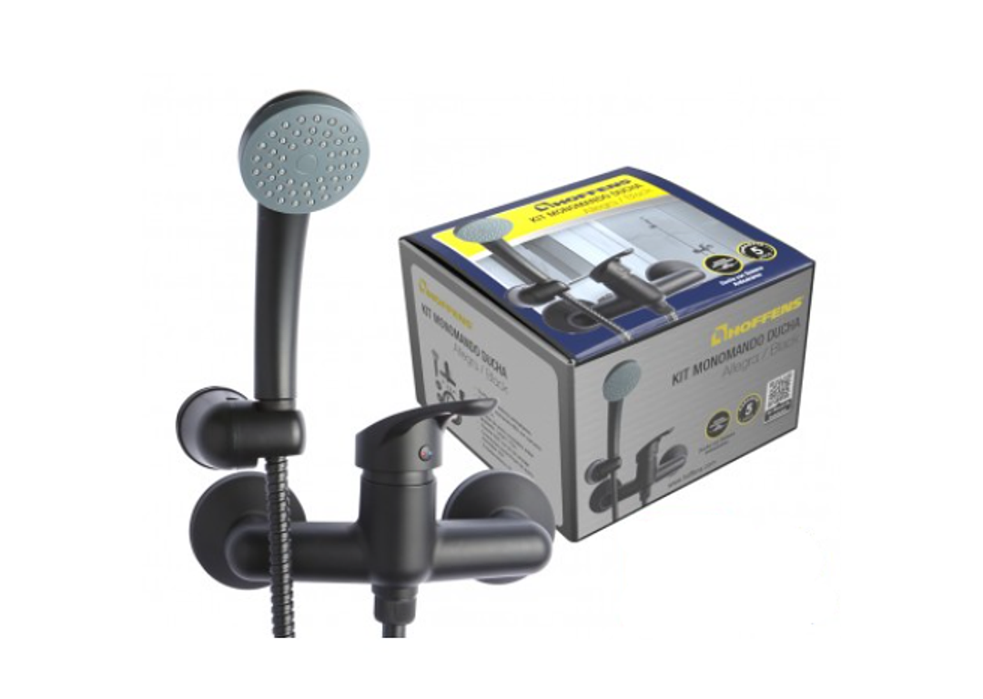 Monomando Ducha Allegra Black 