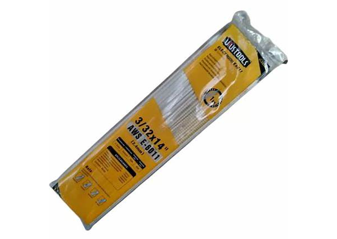 Electrodo Soldadura 6011, 3/32" Paquete de 1 Kg (Mayor de 20)