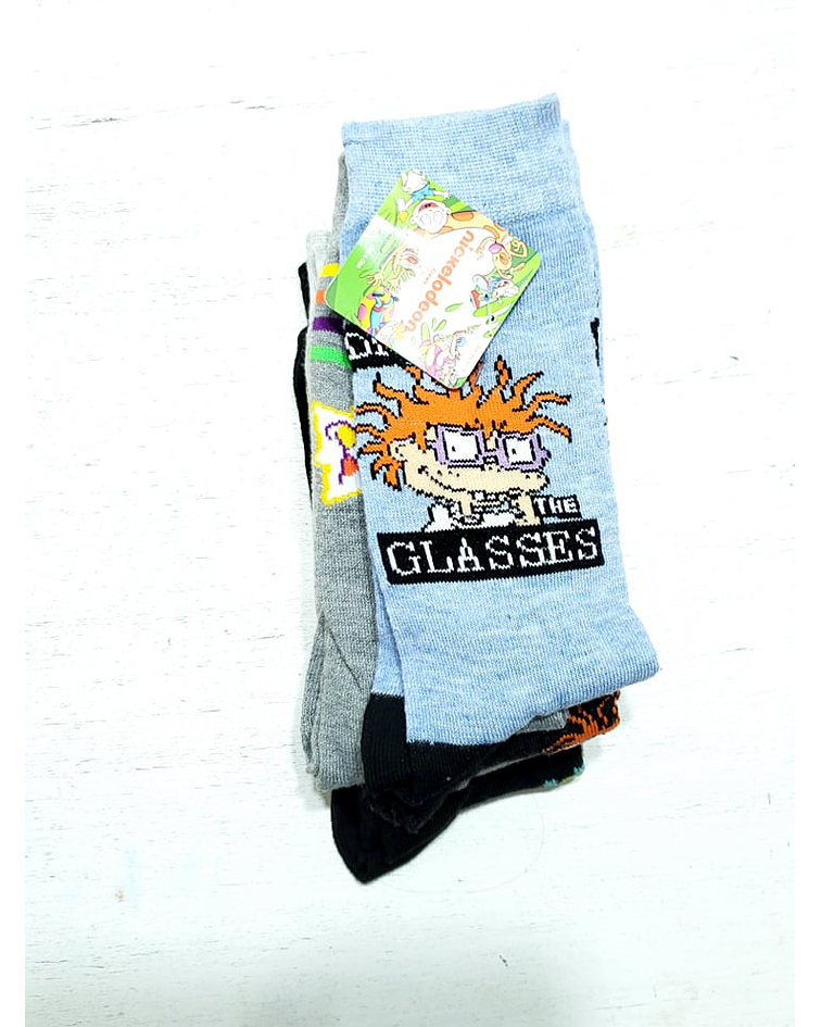 Pack 5 calcetines NICKELODEON RUGRATS talla 38 - 44 