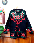 Sweater vintage brillante DANA SCOTT talla XL